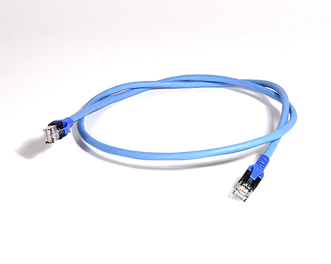 FlexBoot Patchkabel RJ45, Kat.6A ISO/IEC, S/FTP, hellblau/blau, 3.0m