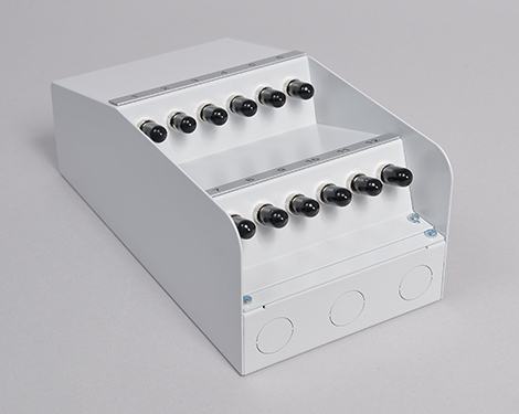 AP-Box Stahl, 12 x STPC, OM4