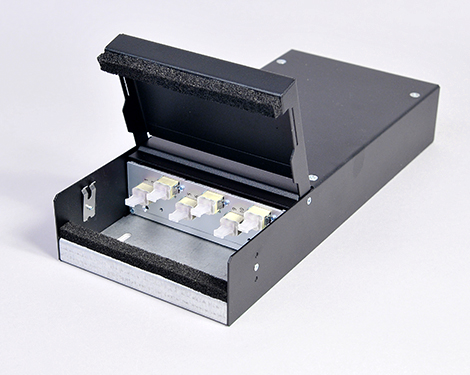 Consolidation Box, Stahl, 2 x LCPC, 62.5/125µm OM1 (1xLCPC duplex)