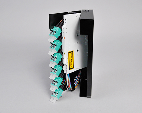 DIN Gehäuse, Alu, 8 x LCPC, 50/125µm OM3 (4xLCPC duplex)