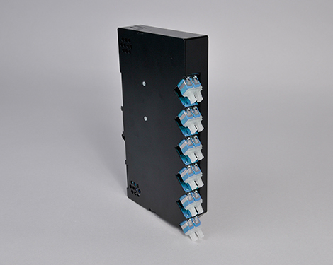 DIN Gehäuse, Alu, 2 x LCPC, SM (1xLCPC duplex)