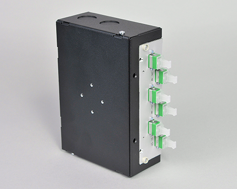 Hutschienen Box, Stahl, 12 x LCAPC, 9/125µm (6xLCAPC duplex)