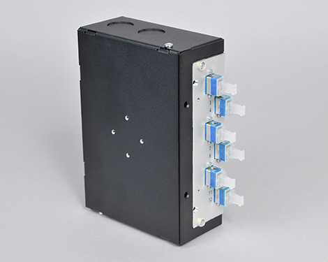 Hutschienen Box, Stahl, 2 x LCPC, 9/125µm (1xLCPC duplex)
