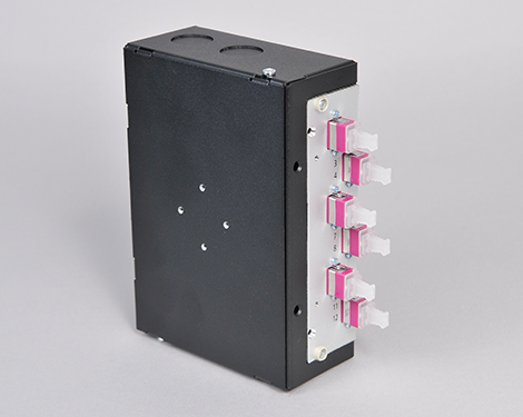 Hutschienen Box, Stahl, 8 x LCPC, OM4 (4xLCPC duplex)