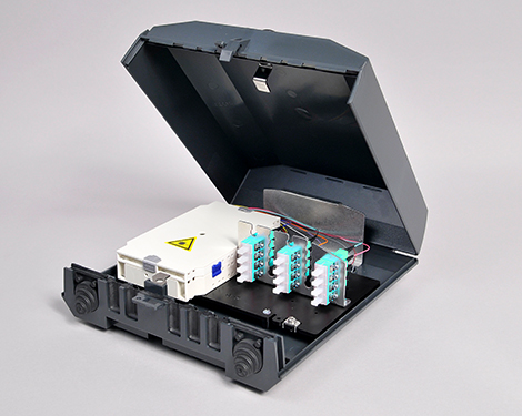 Venus-Box ohne Schloss, 6 x SCPC, 50/125µm OM3