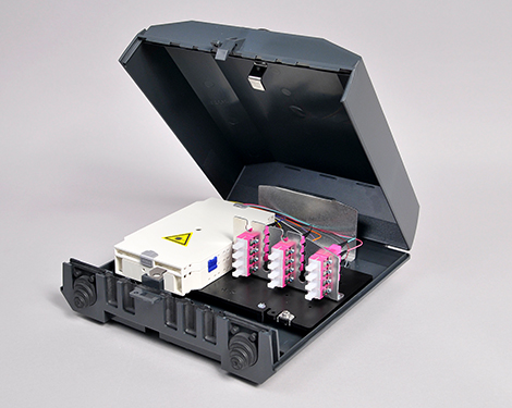 Venus-Box ohne Schloss, 4 x SCPC, 50/125µm OM4