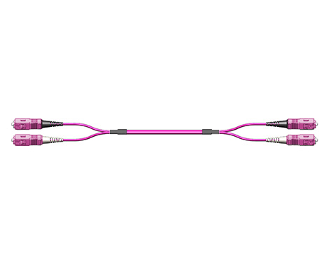 Patchkabel Fig.0, 2.0mm, SCPC-SCPC, 50/125µm OM4, 10.0m