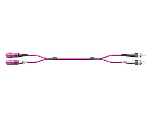 Patchkabel Fig.0, 2.0mm, SCPC-STPC, 50/125µm OM4, 1.5m