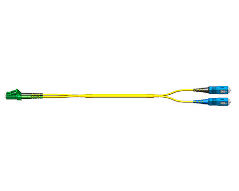 Patchkabel Fig.0, 2.0mm, LCAPC-SCPC, 9/125µm, 5.0m