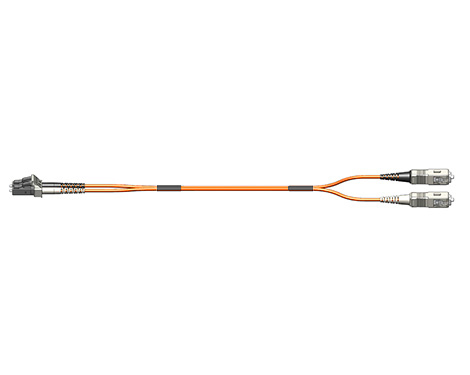 Fig.8 Patchkabel, 2.0mm, LCPC-SCPC, 62.5/125µm OM1, 5.0m