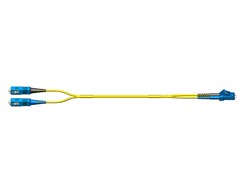 Fig.8 Patchkabel, 2.0mm, LCPC-SCPC, 9/125µm, 0.5m