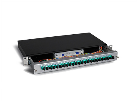 KEV 1HE Aluminium, 6 x SCPC, 50/125µm OM3