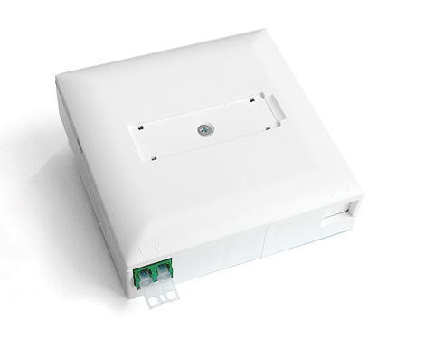 FTTH AP Datendose OptoFrame, weiss, 1 x LCAPC Kupplung