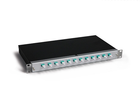 KEV 1HE Aluminium, 6 x LCPC, OM3 (3xLCPC duplex)
