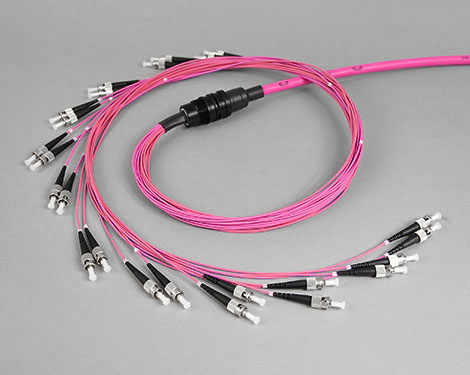 Kabelaufteiler, 4 x STPC, 50/125µm OM4