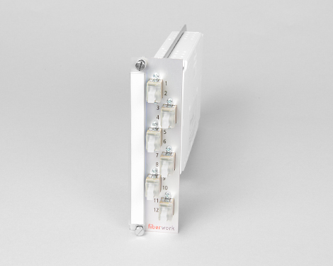 Einschubmodul 7TE, 4 x LCPC, 62.5/125µm OM1 (2xLCPC duplex)