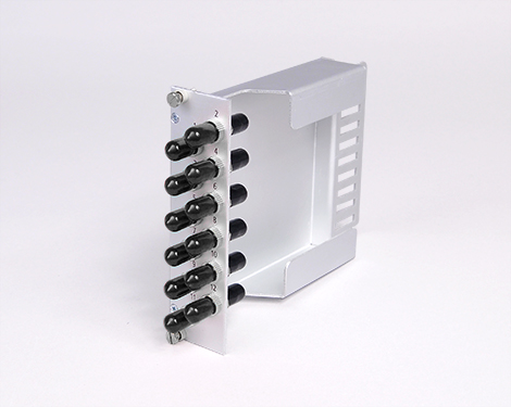 Einschubmodul 7TE, 2 x STPC, OM3, mit Überlängenfach