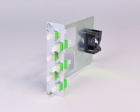 Einschubmodul 7TE, 12 x LCAPC, SM, mit Bügel (6xLCAPC duplex)