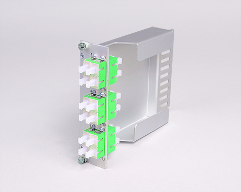 Einschubmodul 7TE, 12 x SCAPC, SM, mit Überlängenfach (6xSCAPC duplex)