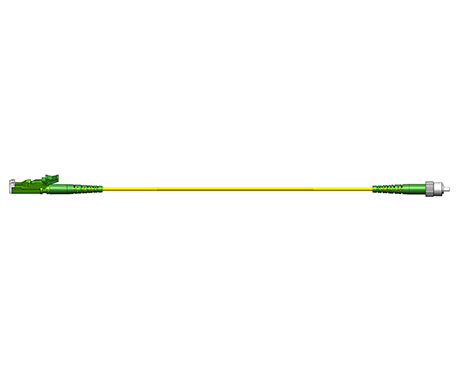 Simplex Patchkabel, 1.7mm, E2000APC-FCAPC, 9/125µm, 2.0m