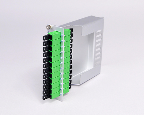 Einschubmodul 7TE, 12 x LSH APC / E2000®APC FBW, SM, mit Überlängenfach