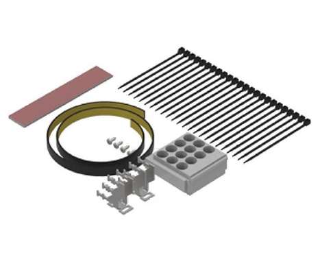 Kabeleinführungskit für Spleissbox, 12 x 10mm