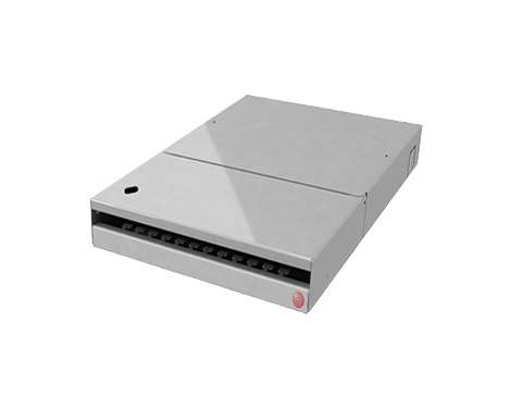 preLink®/fixLink® Unterflur-Consolidation Point Panel 12 x Keystone, grau