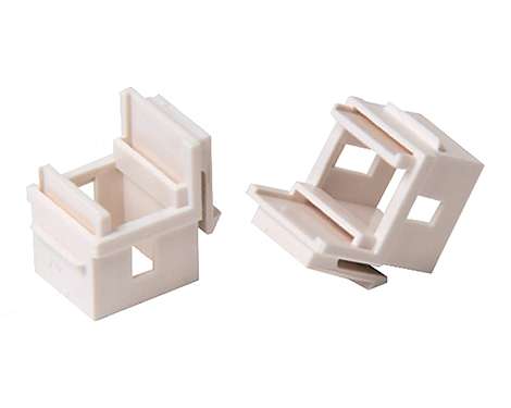 Keystone-Adapter für LC-D/SC-S, weiss