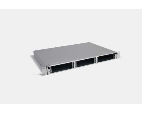 fwLine Baugruppenträger 1HE, ausziehbar, für 3 x 7TE Module, Alu