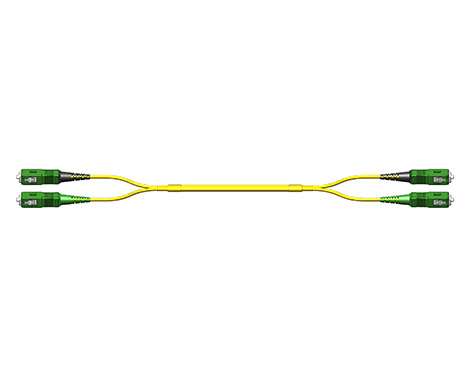 Fig.0 Patchkabel duplex SCAPC-SCAPC 9/125µm 12.0m
