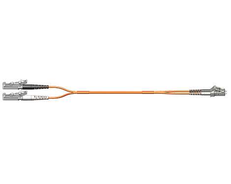 Fig.8 Patchkabel duplex E2000PC-LCPC 50/125µm OM2 3.0m