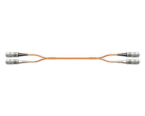 Fig.8 Patchkabel, 2.0mm, SCPC-SCPC, 50/125µm OM2, 10.0m