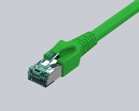 FlexBoot Patchkabel RJ45, Kat.6A ISO/IEC, S/FTP, grün, 5.0m