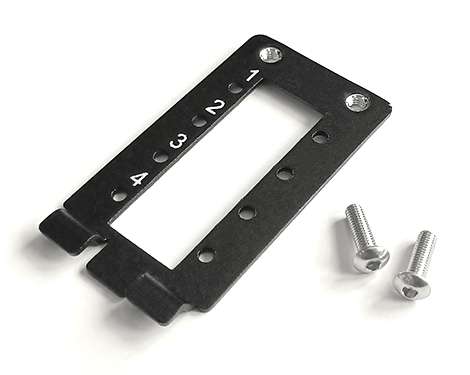 EasyLan® H.D.S. Adapterplatte für 4x MTP Kupplung, schwarz