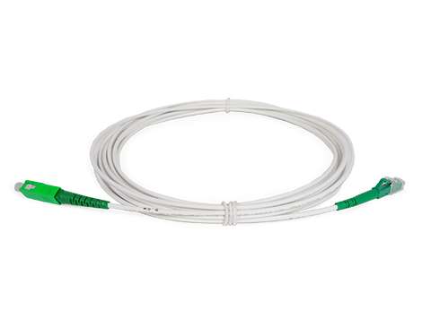Simplex Patchkabel, 2.7mm, LCAPC-SCAPC, 9/125µm, 1.0m, stahlarmiert