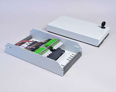 AP-Box, Flach, 12 x SCAPC, 9/125µm