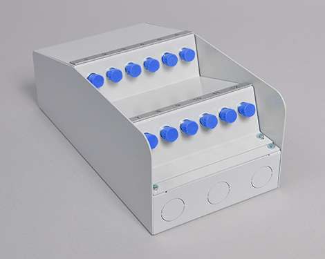 AP-Box Stahl, 2 x FCPC, 62.5/125µm OM1
