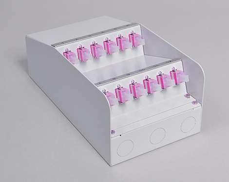AP-Box Stahl, 8 x LCPC, OM4 (4xLCPC duplex)