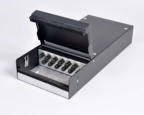 Consolidation Box, Stahl, 2 x STPC, 50/125µm OM3