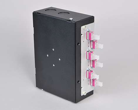 Hutschienen Box, Stahl, 2 x LCPC, 50/125µm OM4 (1xLCPC duplex)