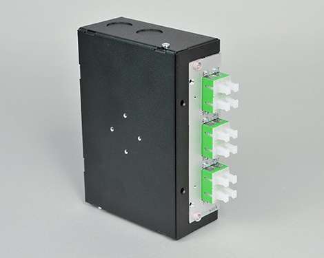 Hutschienen Box, Stahl, 12 x SCAPC, SM (6xSCAPC duplex)