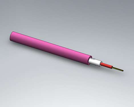 Bündeladerkabel, Universal, 1x12, 50/125µm OM4, Cca, magenta
