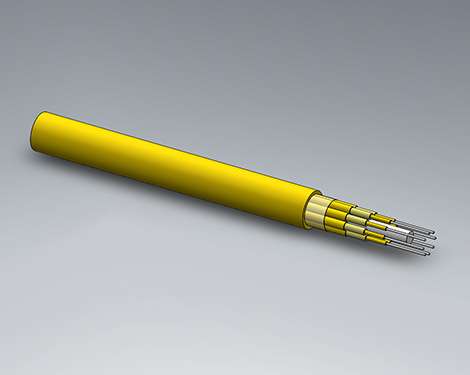 H&S Breakout, 2.0mm, 8x1, 9/125µm, Cca, gelb
