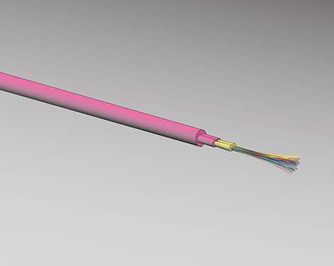 OptiPack-12, 6.6/2.0mm, 2x12, 50/125µm OM4, Cca, magenta