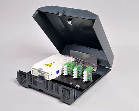 Venus-Box ohne Schloss, 8 x SCAPC, 9/125µm