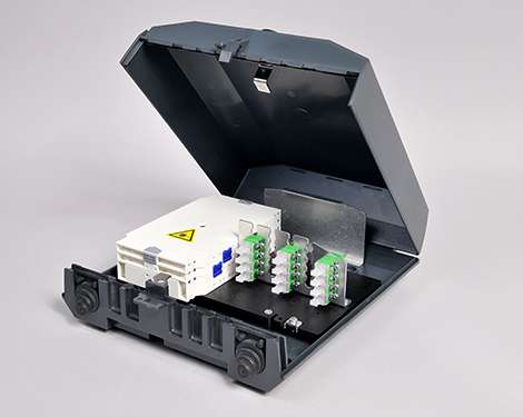 Venus-Box mit Schloss, 4 x LCAPC, SM (2xLCAPC duplex)
