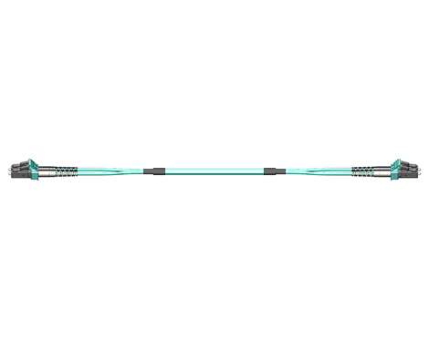Fig.0 Patchkabel, 2.0mm, LCPC-LCPC, 50/125µm OM3, 5.0m