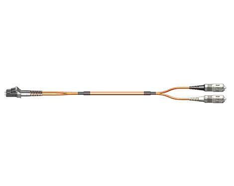 Patchkabel Fig.0, 2.0mm, LCPC-SCPC, 62.5/125µm OM1, 10.0m