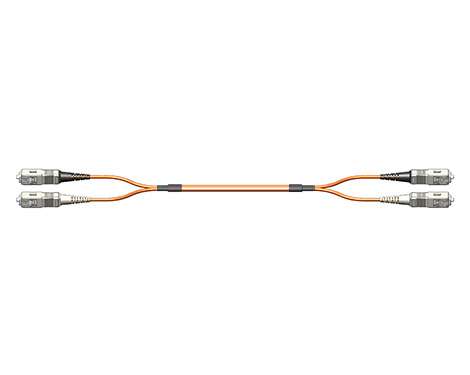 Patchkabel Fig.0, 2.0mm, SCPC-SCPC, 62.5/125µm OM1, 10.0m