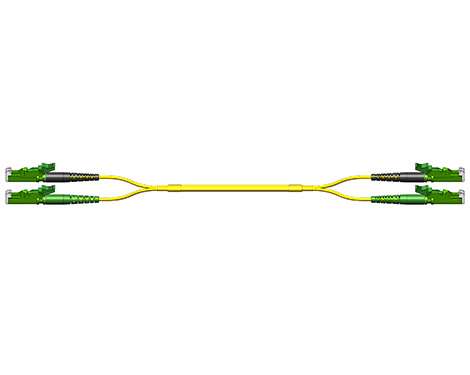 Fig.0 Patchkabel, 2.0mm, E2000APC-E2000APC, 9/125µm, 3.0m